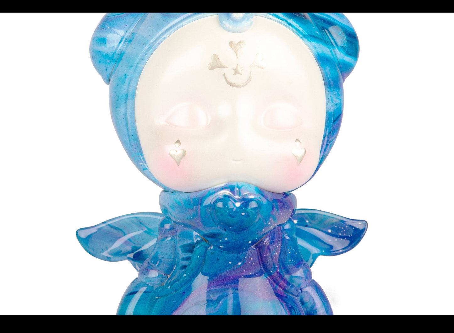 Art Designer Toy Figure/AILITU Galaxy - Slate Blue/Material Polyurethane/Chinese Lacquer/8.27'' (21 cm) X 3.54'' (9 cm) X 2.76'' (7 cm)